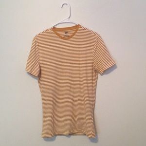 Yellow stripes HM shirt, slim fit
